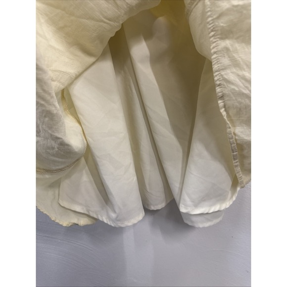 Cupshe Women's Butter Yellow Sundress Size Large Adjustable Straps Lined Summer - Picture 4 of 6